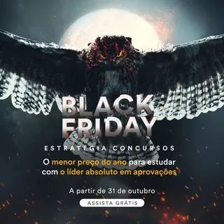 Black Friday Estratégia Concursos 2022 — Canal de Telegram