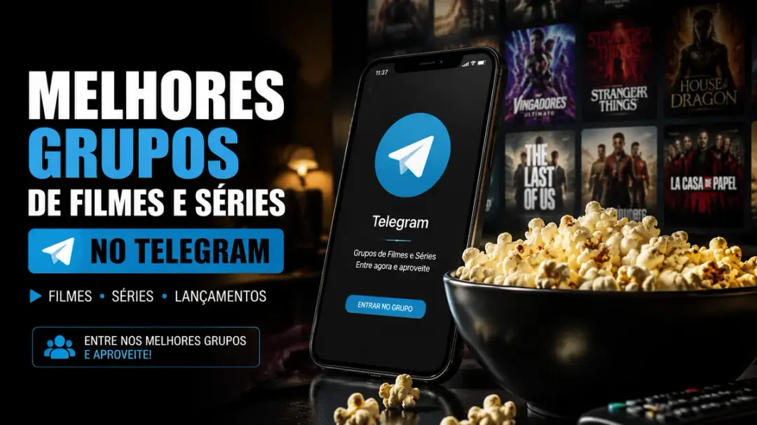 10 Grupos de Filmes e Séries que Você Precisa Conhecer no Telegram em 2026