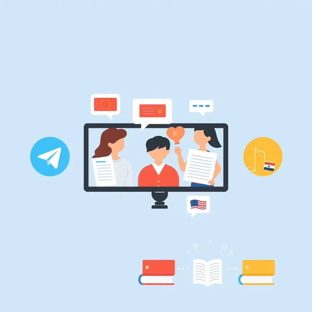 Grupos para aprender idiomas en Telegram