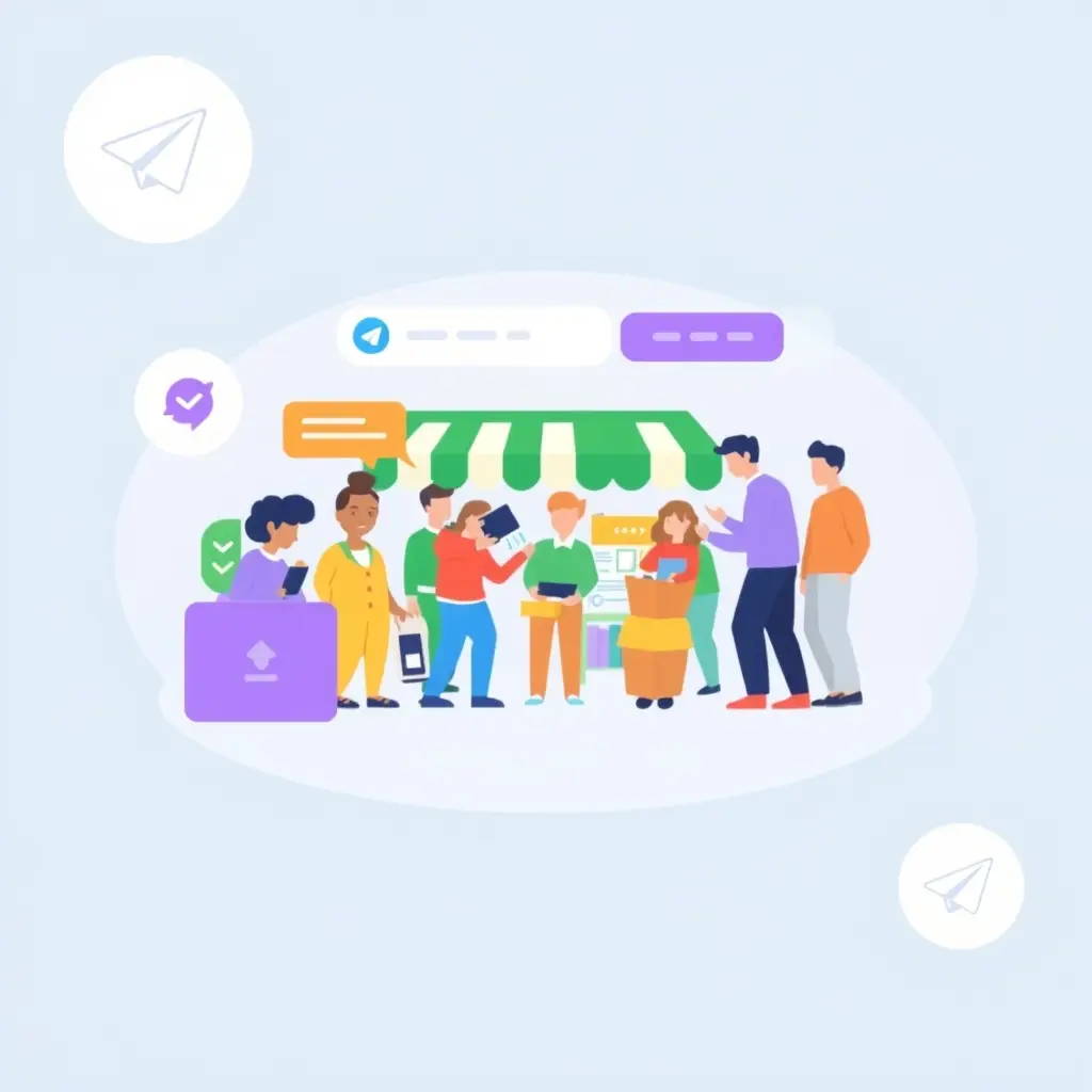 Grupos de compra e venda no Telegram: marketplace