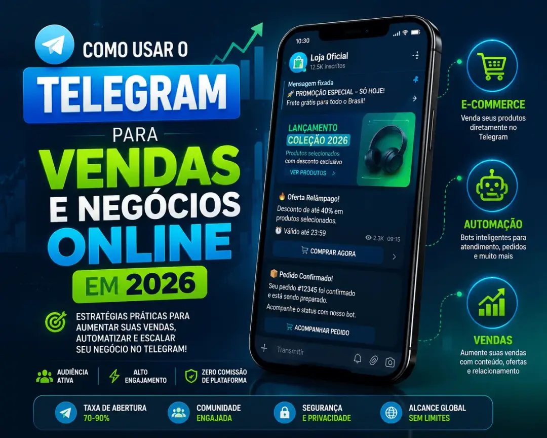 Como Usar o Telegram Para Vendas e Negócios Online em 2026: Estratégias para Alavancar Seus Lucros